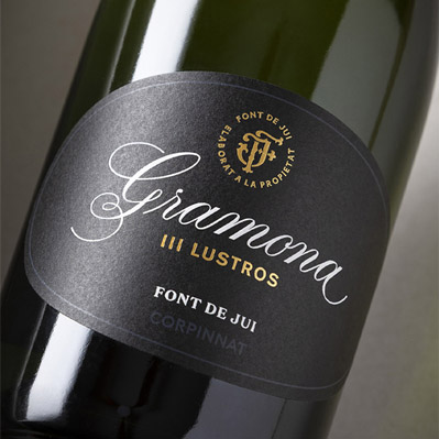 Gramona Lustros detall Gramona III Lustros
